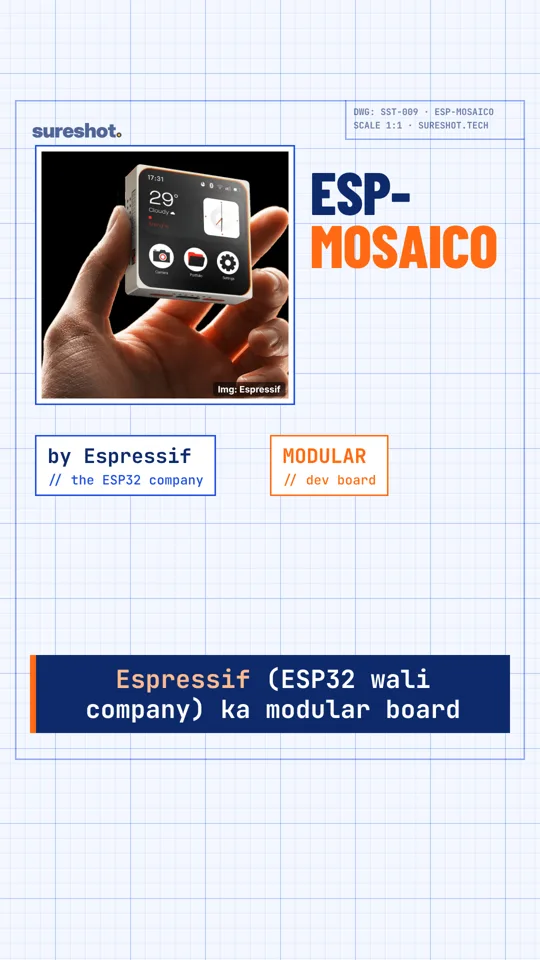 ESP-Mosaico: board built for AI agents reel cover